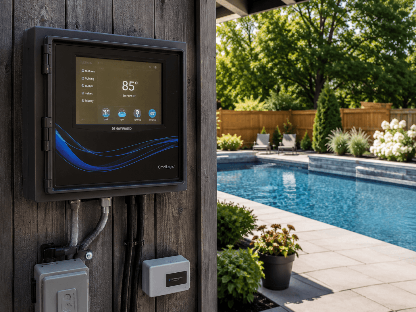 Pool automation system installation Wellington County Ontario